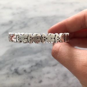 Tous silver bear bracelet
